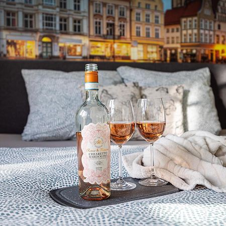 Luxus City Apartment Sauna Balkon Kueche Zentral Rostock Ngoại thất bức ảnh